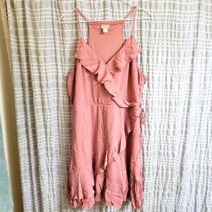 Mossimo Ruffle Sundress, Size XXL, Pink